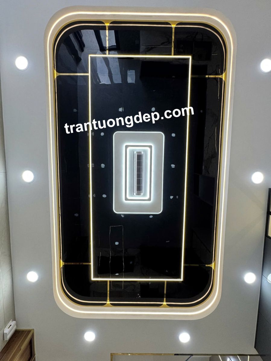 thi công ốp trần gương than tre giá rẻ hcm