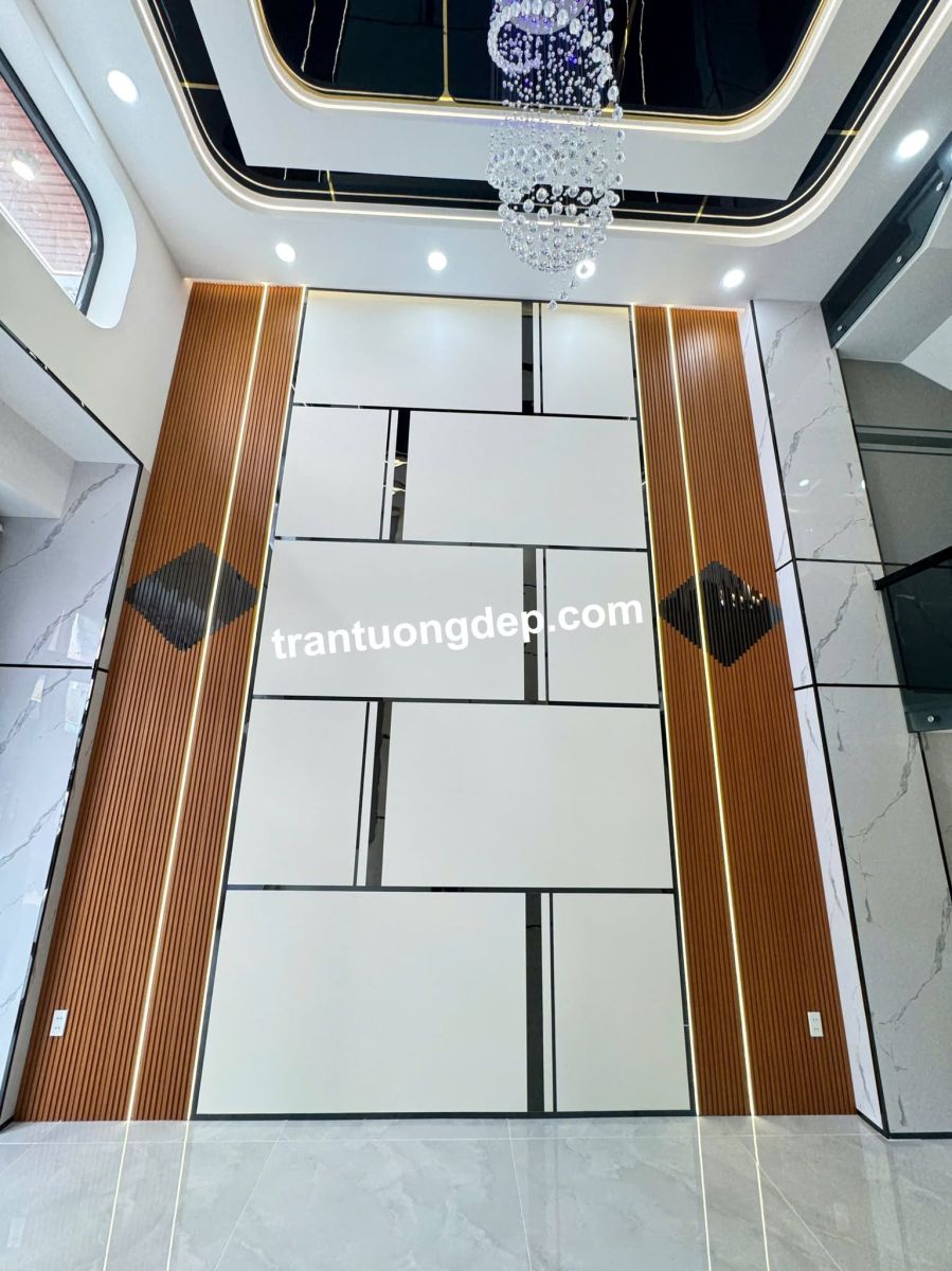 thi công ốp tường pvc giả đá đẹp hcm