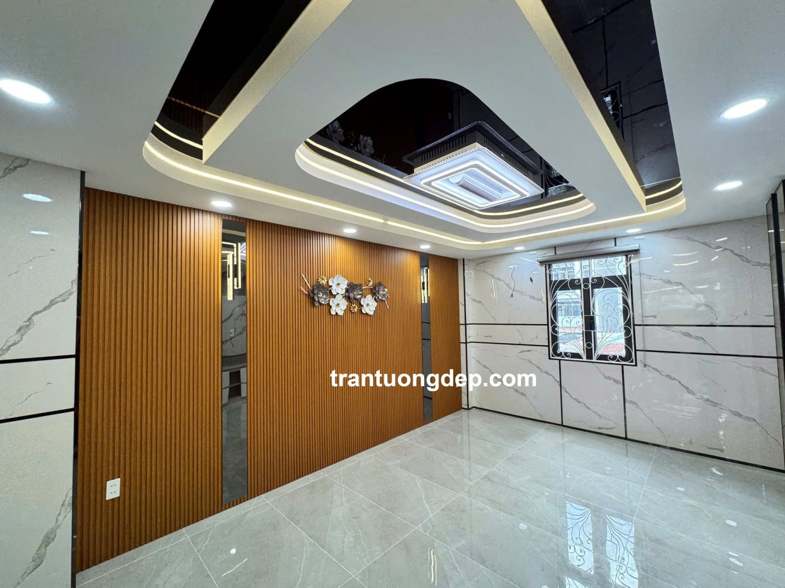 thi công ốp tường pvc giả đá đẹp hcm