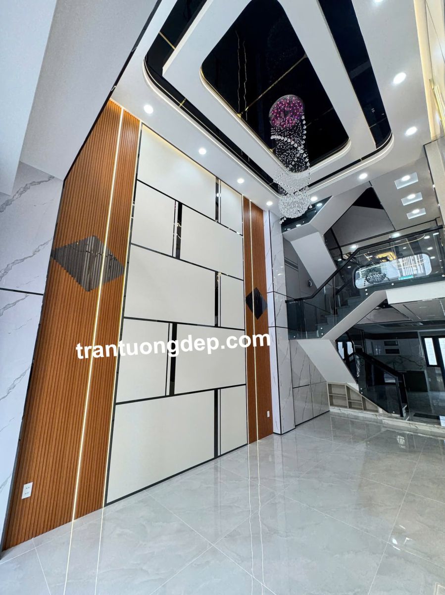 thi công ốp tường pvc giả đá đẹp hcm