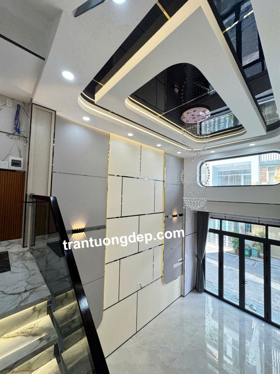 thi công ốp tường pvc giả đá đẹp hcm
