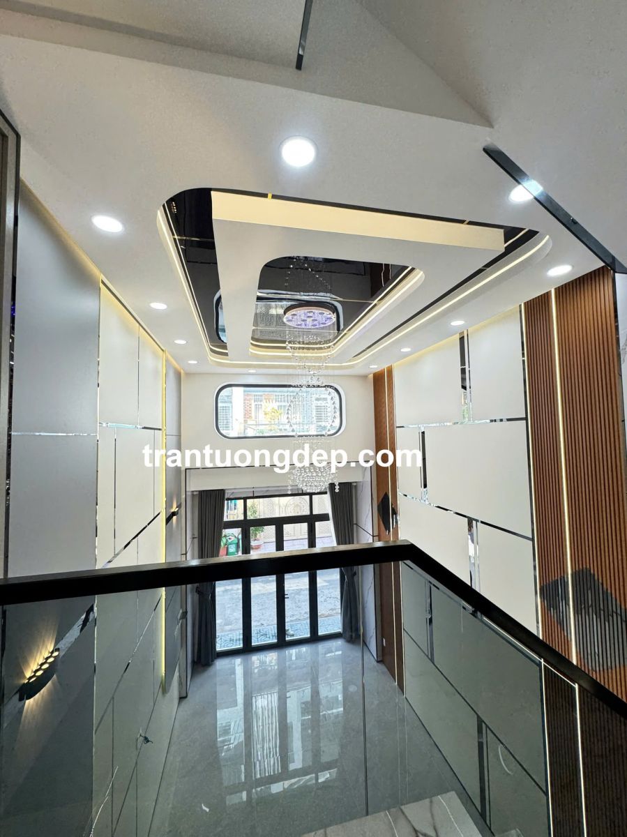 thi công ốp tường pvc giả đá đẹp hcm