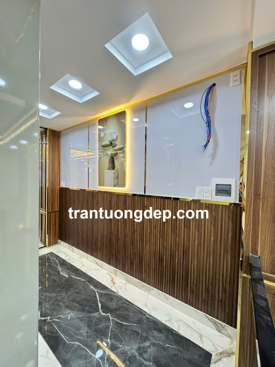 thi công ốp tường pvc giả đá đẹp hcm