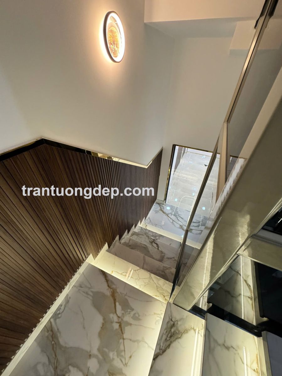 thi công ốp tường pvc giả đá đẹp hcm