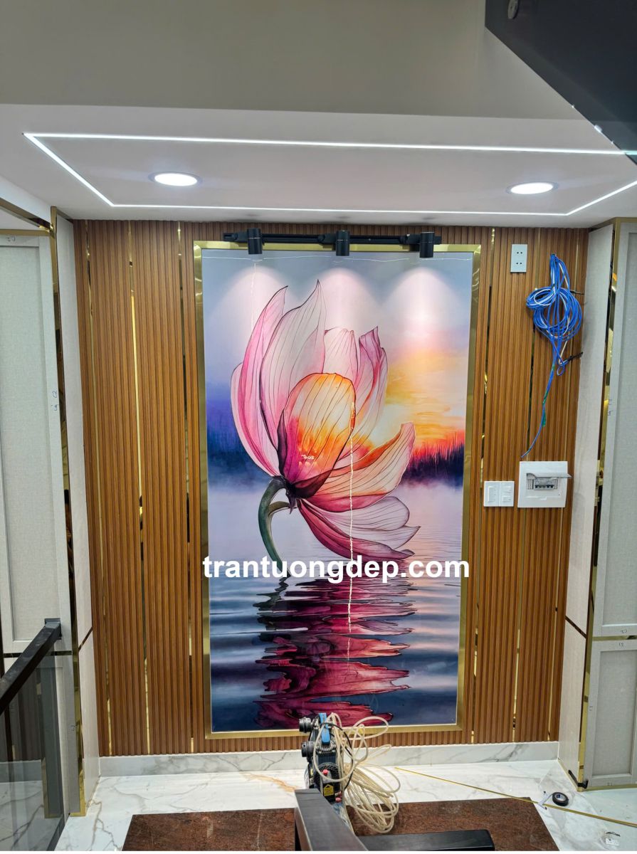 các mẫu ốp vách chiếu nghỉ đẹp