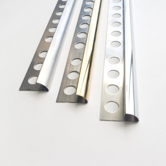 NẸP INOX ỐP CẠNH GẠCH BO TRÒN VG