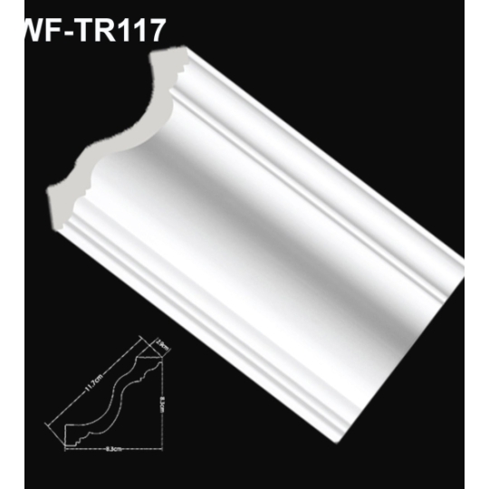 Phào Đầu Trần 117mm WF-TR117