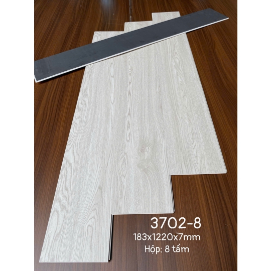 Sàn Nhựa Hèm Khóa 7mm form sẵn 3702-8