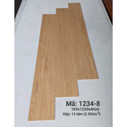 Sàn Nhựa Hèm Khóa 4mm 1234-8