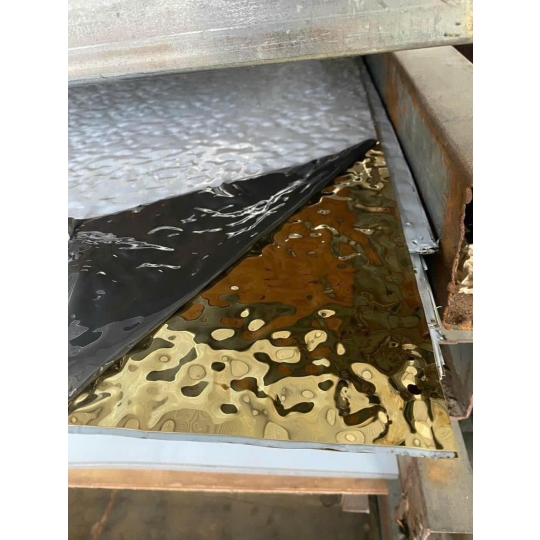 TẤM INOX SÓNG NƯỚC LỚN