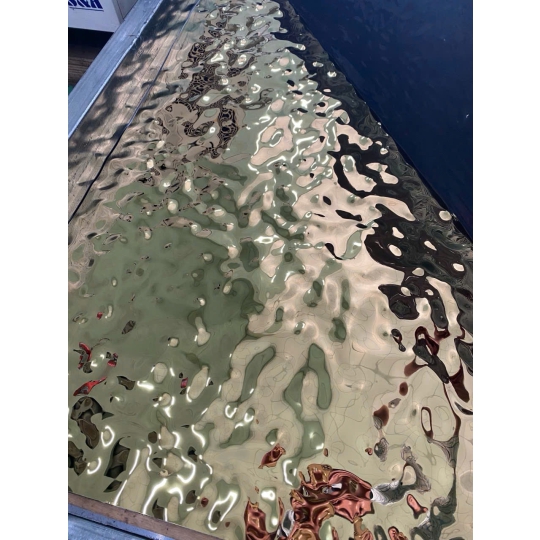 TẤM INOX SÓNG NƯỚC LỚN