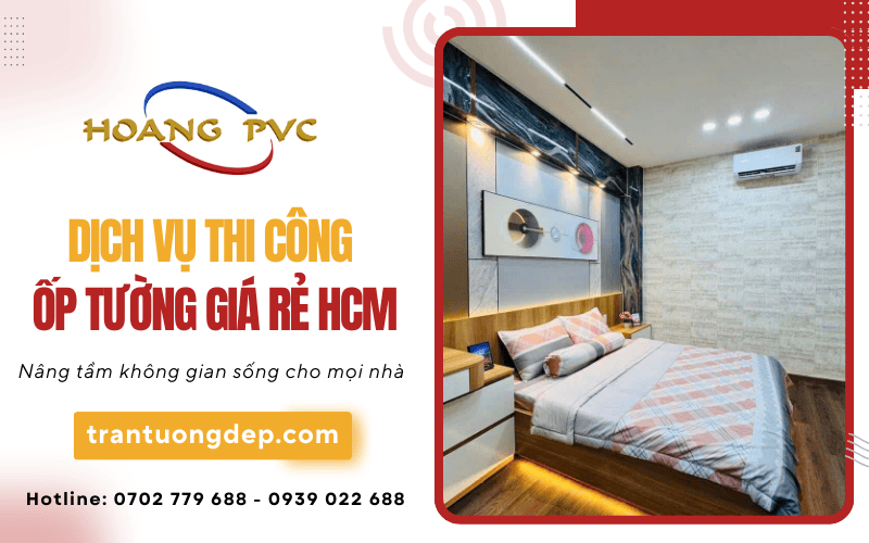 Thi công ốp tường giá rẻ HCM