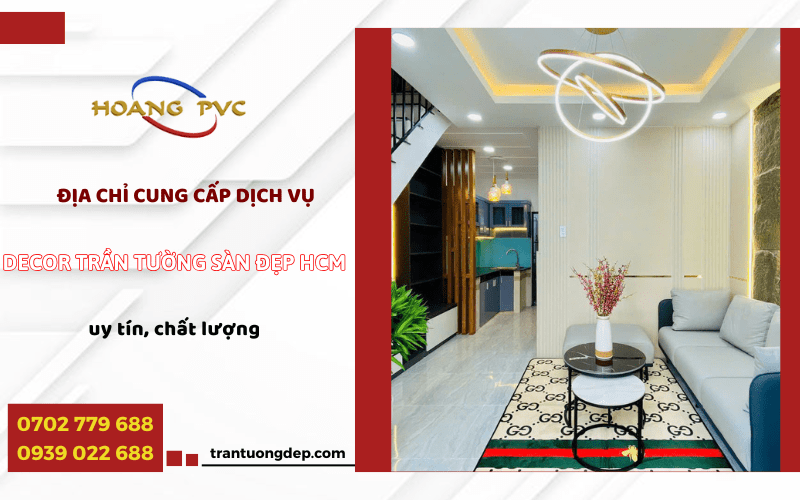 decor trần tường sàn đẹp HCM