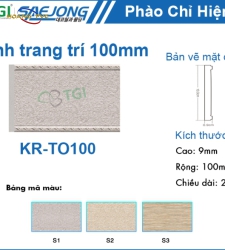 Thanh Trang Trí 100mm KR-TO100