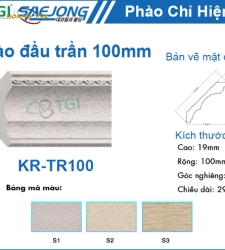 Phào Đầu Trần 100mm KR-TR100