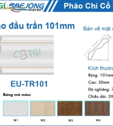 Phào Đầu Trần 80mm EU-TR101