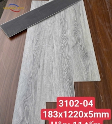 Sàn Nhựa Hèm Khóa 5mm form sẵn 3102-04