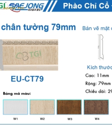 Viền Chân Tường 79mm EU-CT79