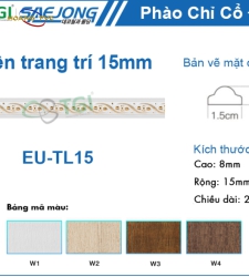 Viền Trang Trí 15mm EU-TL15