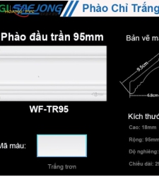 Phào Đầu Trần 95mm WF-TR95